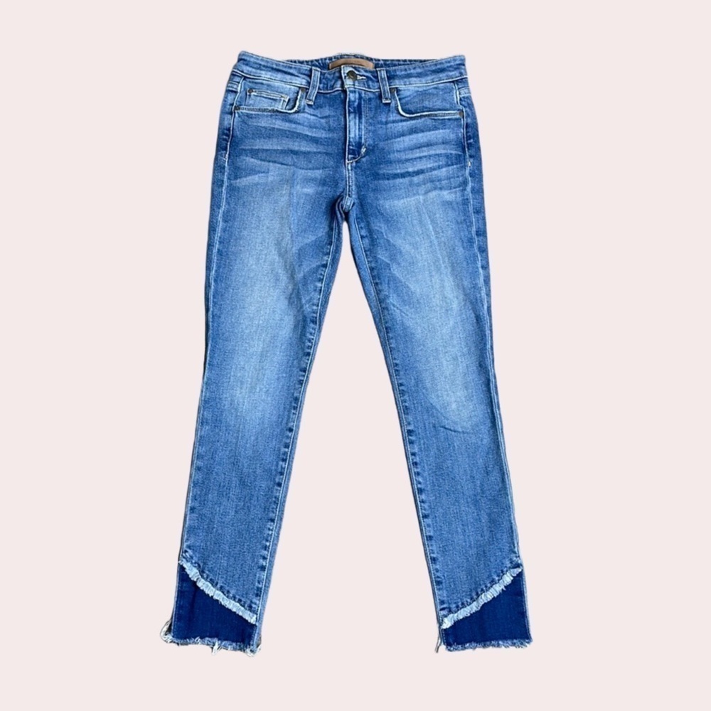 Joeâs Jeans Womenâs The Icon Mid Rise Skinny Ankle Denim In Meryll Blue Sz 27